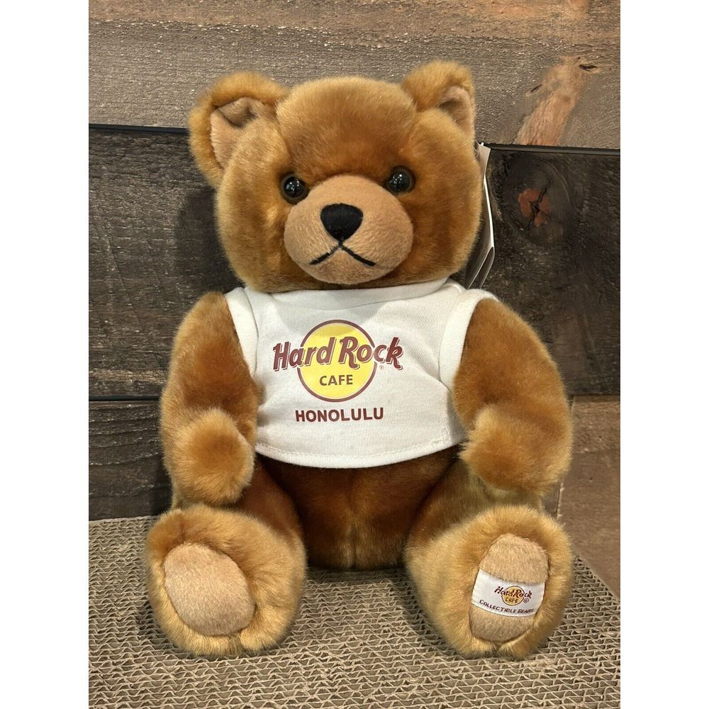 NWT Hard Rock Cafe Herrington Plush Bear 2006‎ Honolulu